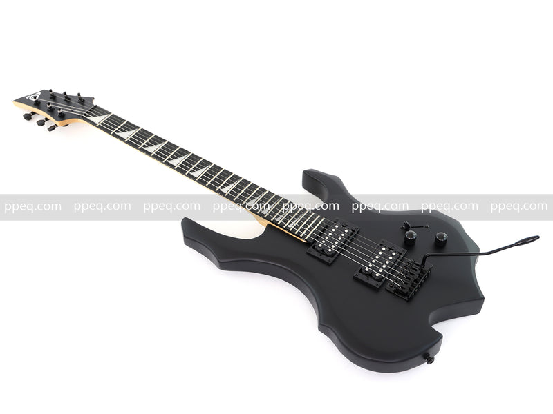 6-String Black Matte Finish Electric Guitar (YMZ-273)