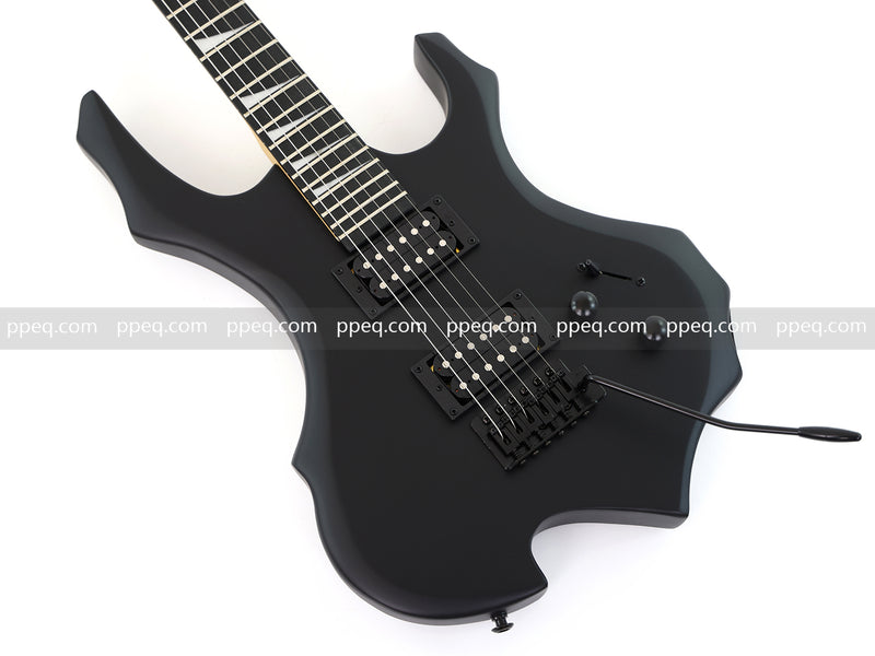 6-String Black Matte Finish Electric Guitar (YMZ-273)