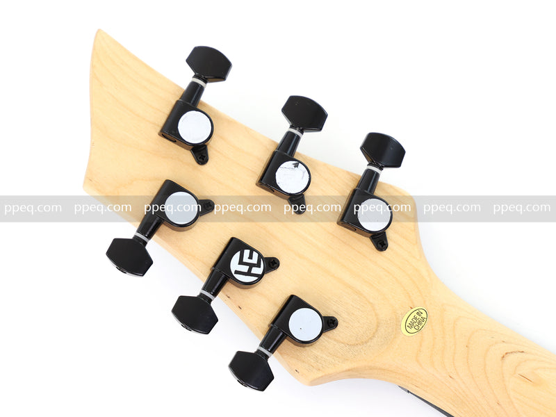 6-String Black Matte Finish Electric Guitar (YMZ-273)