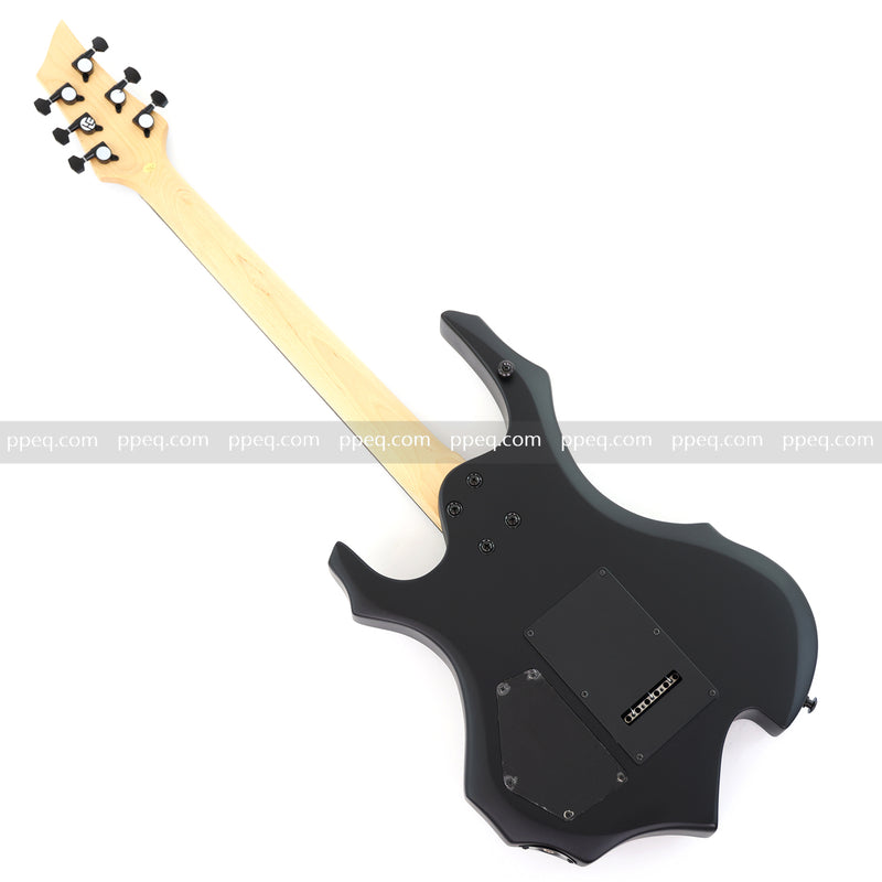 6-String Black Matte Finish Electric Guitar (YMZ-273)