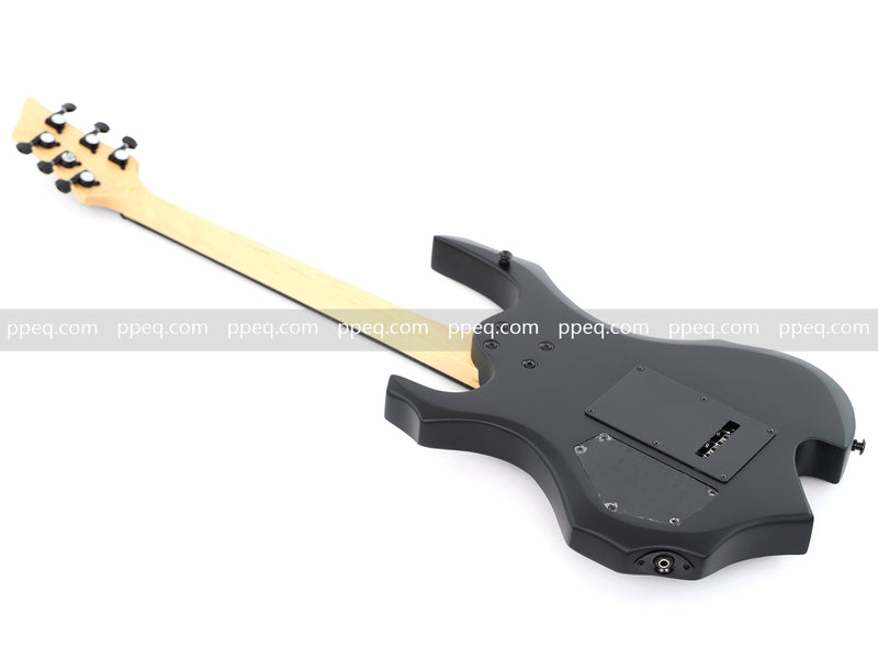 6-String Black Matte Finish Electric Guitar (YMZ-273)