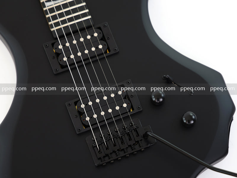 6-String Black Matte Finish Electric Guitar (YMZ-273)