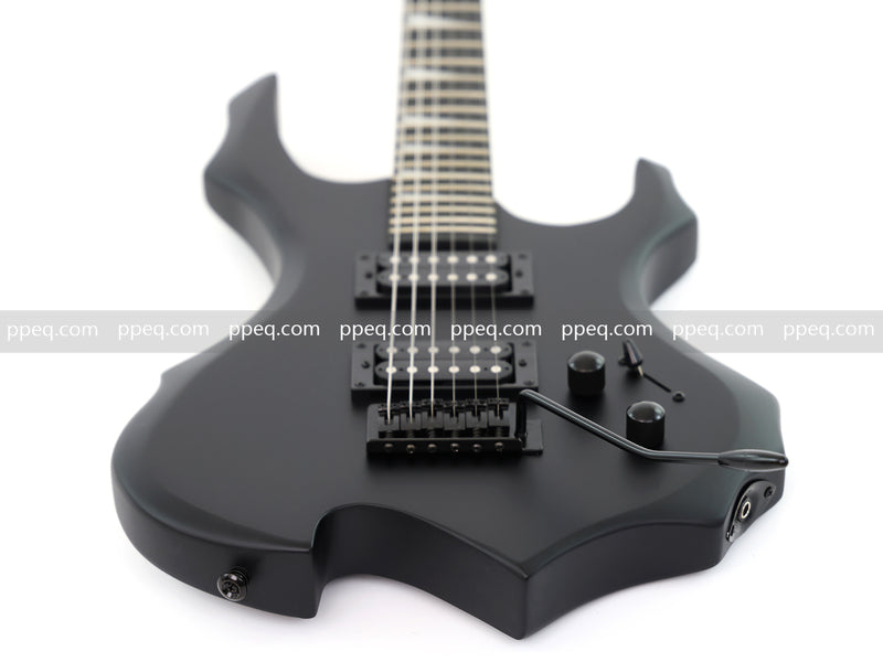 6-String Black Matte Finish Electric Guitar (YMZ-273)