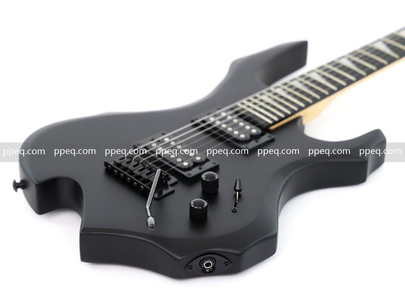 6-String Black Matte Finish Electric Guitar (YMZ-273)