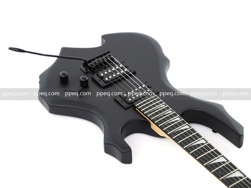 6-String Black Matte Finish Electric Guitar (YMZ-273)