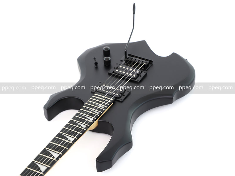 6-String Black Matte Finish Electric Guitar (YMZ-273)