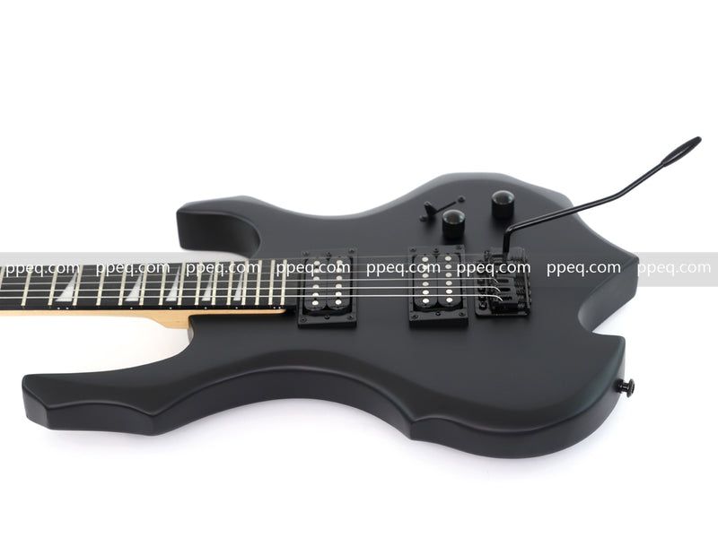 6-String Black Matte Finish Electric Guitar (YMZ-273)
