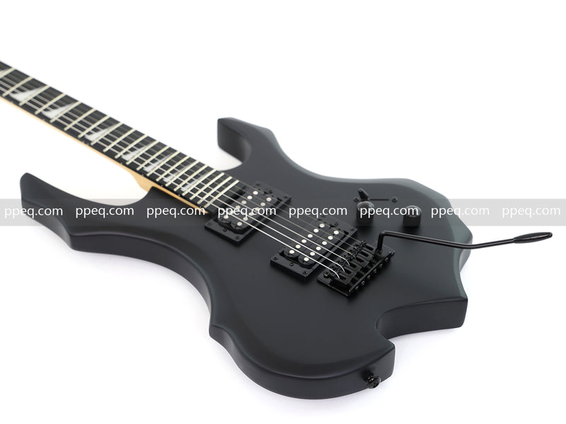 6-String Black Matte Finish Electric Guitar (YMZ-273)