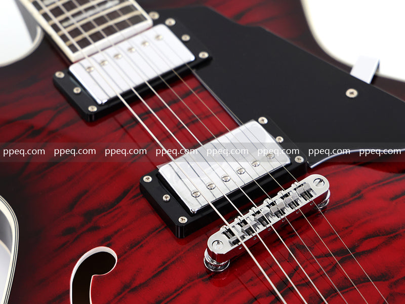6-String ES-Style Semi-Hollow Body Electric Guitar (YMZ-033)
