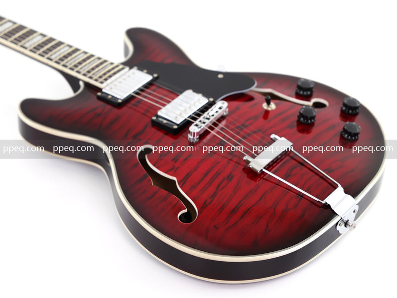 6-String ES-Style Semi-Hollow Body Electric Guitar (YMZ-033)