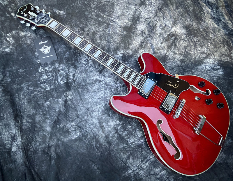 6-String ES-Style Semi-Hollow Body Electric Guitar (YMZ-072)