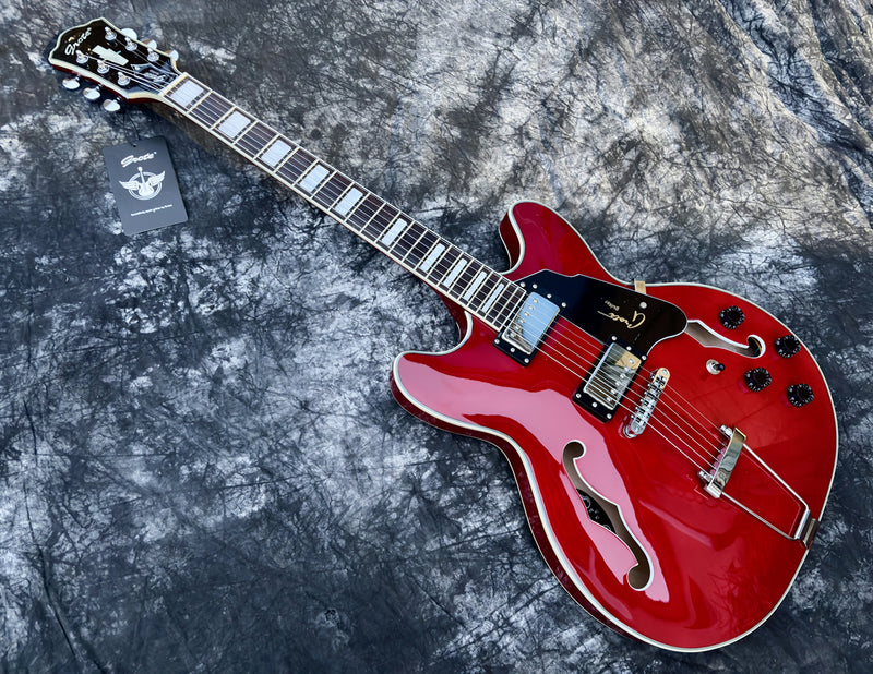6-String ES-Style Semi-Hollow Body Electric Guitar (YMZ-072)