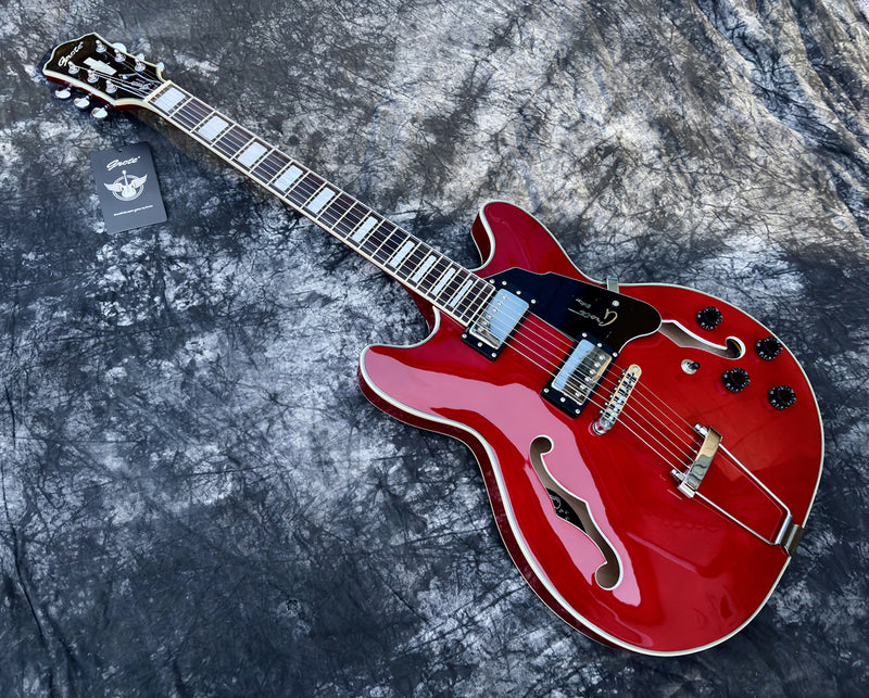 6-String ES-Style Semi-Hollow Body Electric Guitar (YMZ-072)