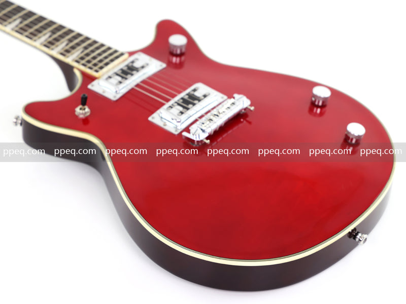 6-String Electric Guitar with Candy Apple Red Gloss Finish (HY-2505)
