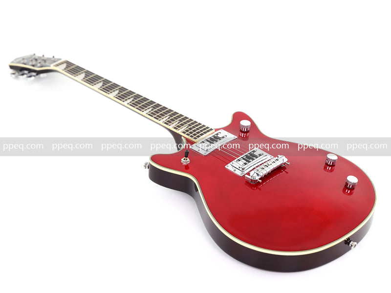 6-String Electric Guitar with Candy Apple Red Gloss Finish (HY-2505)