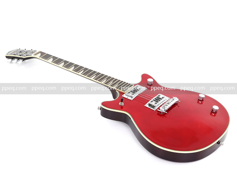 6-String Electric Guitar with Candy Apple Red Gloss Finish (HY-2505)