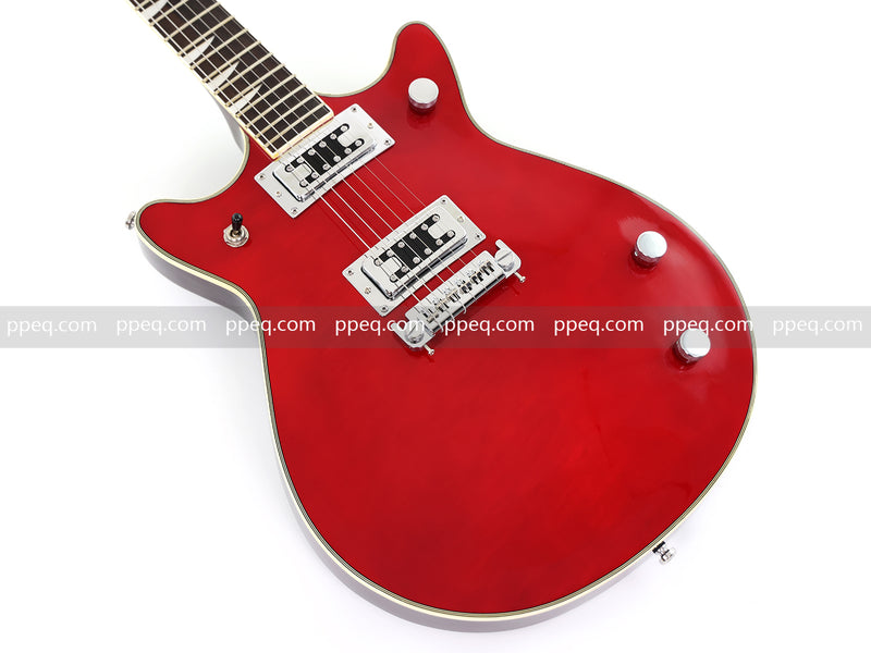 6-String Electric Guitar with Candy Apple Red Gloss Finish (HY-2505)