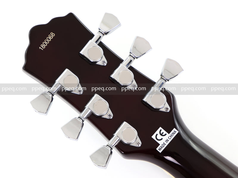 6-String Electric Guitar with Candy Apple Red Gloss Finish (HY-2505)