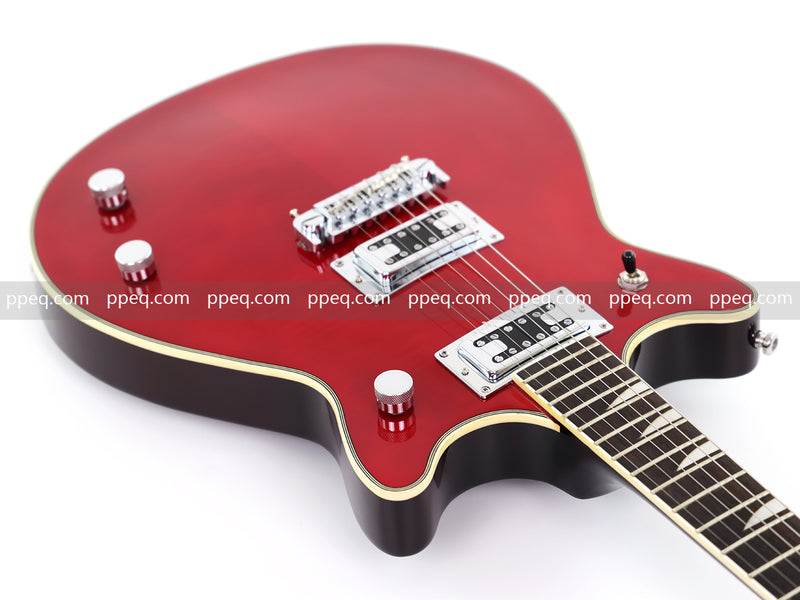 6-String Electric Guitar with Candy Apple Red Gloss Finish (HY-2505)