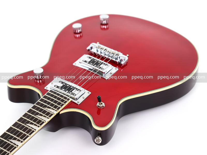 6-String Electric Guitar with Candy Apple Red Gloss Finish (HY-2505)