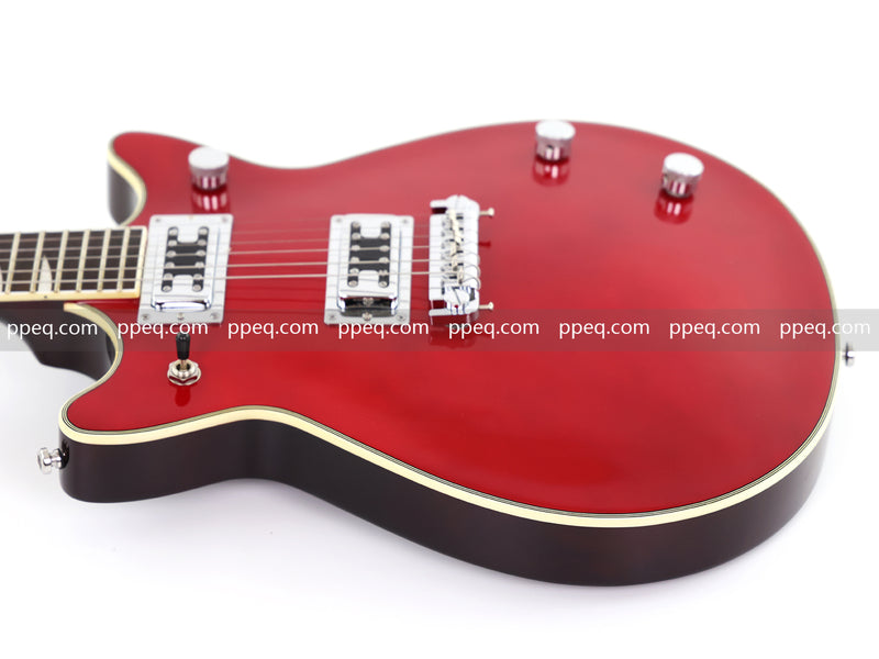 6-String Electric Guitar with Candy Apple Red Gloss Finish (HY-2505)