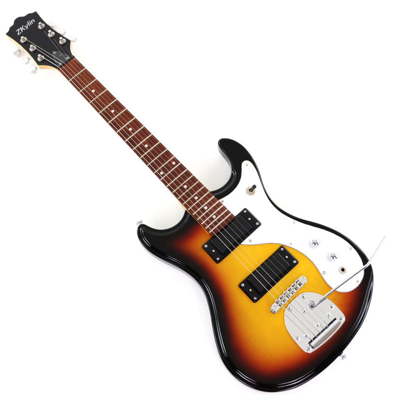 6-String Gloss Sunburst Electric Guitar (HY-2556)
