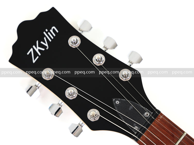 6-String Gloss Sunburst Electric Guitar (HY-2556)