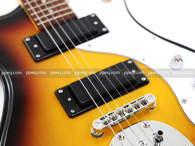 6-String Gloss Sunburst Electric Guitar (HY-2556)