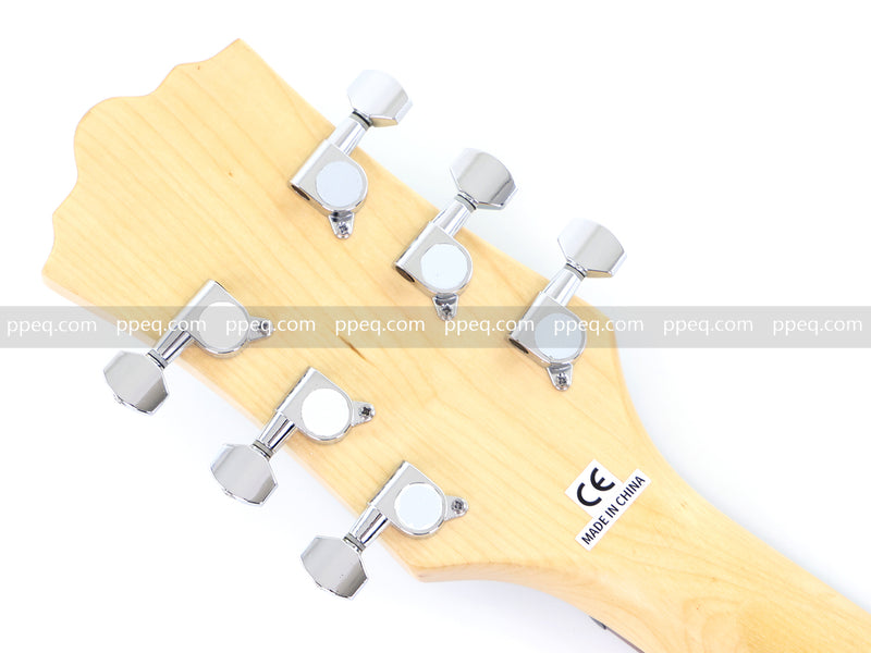 6-String Gloss Sunburst Electric Guitar (HY-2556)