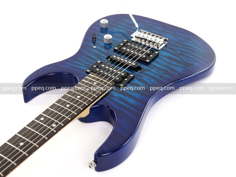 6-String Glossy Finish Electric Guitar with Single-Direction Tremolo (YMZ-267)