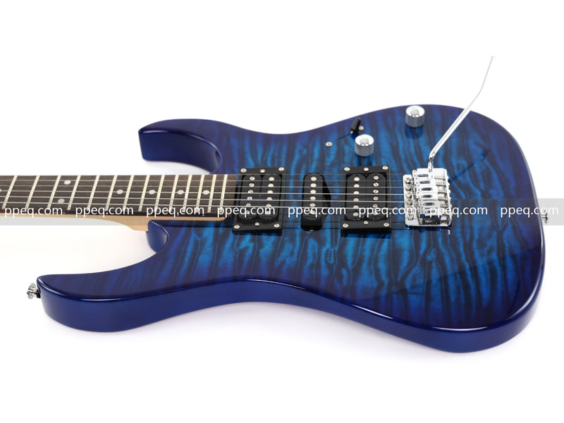6-String Glossy Finish Electric Guitar with Single-Direction Tremolo (YMZ-267)