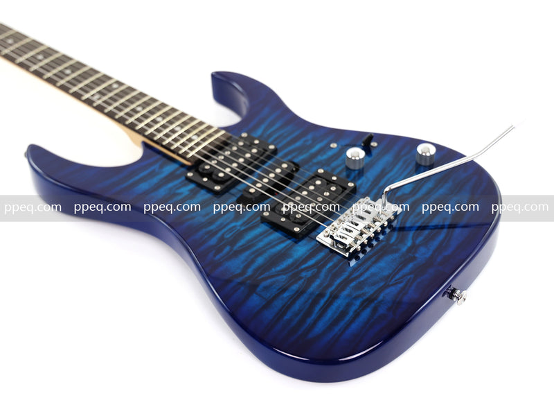 6-String Glossy Finish Electric Guitar with Single-Direction Tremolo (YMZ-267)