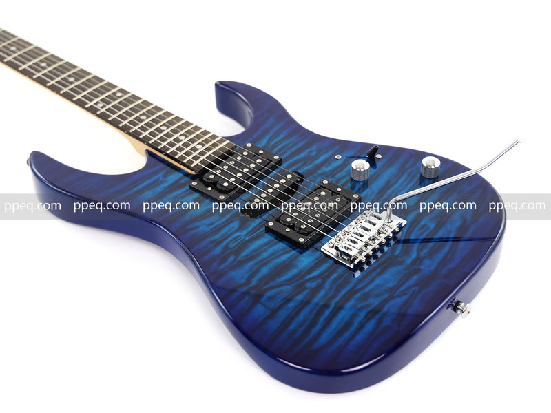 6-String Glossy Finish Electric Guitar with Single-Direction Tremolo (YMZ-267)