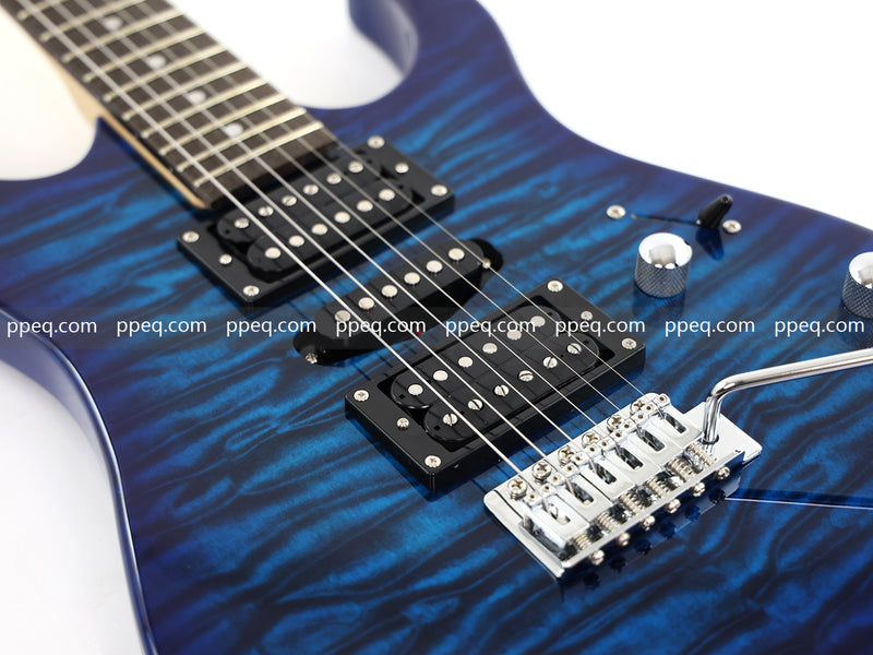 6-String Glossy Finish Electric Guitar with Single-Direction Tremolo (YMZ-267)