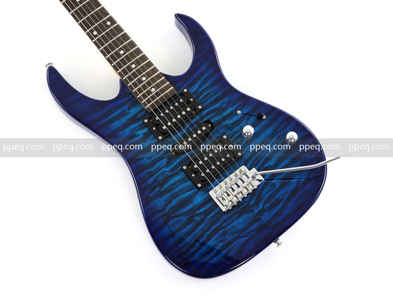 6-String Glossy Finish Electric Guitar with Single-Direction Tremolo (YMZ-267)