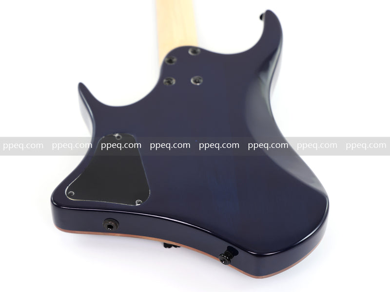 6-String Headless Electric Guitar with Burl Maple Veneer Top (YY-640)