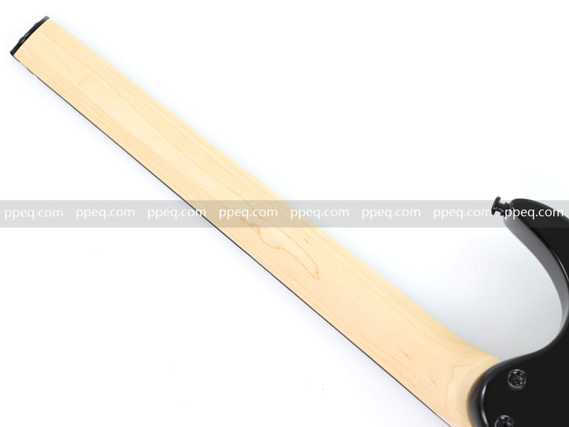 6-String Headless Electric Guitar with Burl Maple Veneer Top (YY-641)