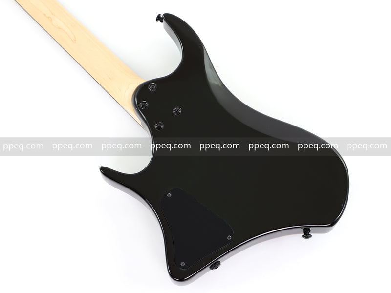 6-String Headless Electric Guitar with Burl Maple Veneer Top (YY-641)