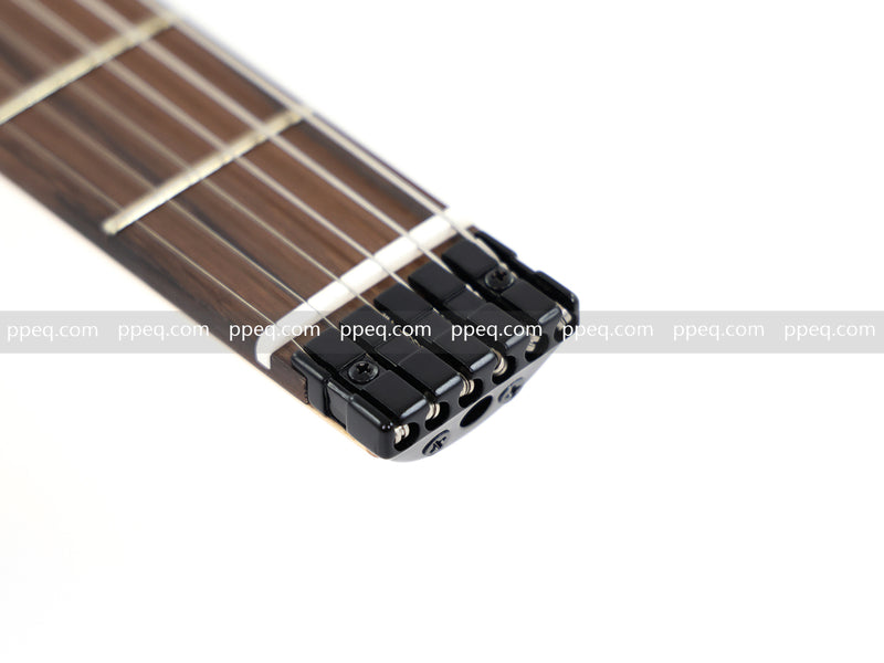 6-String Headless Electric Guitar with Burl Maple Veneer Top (YY-641)