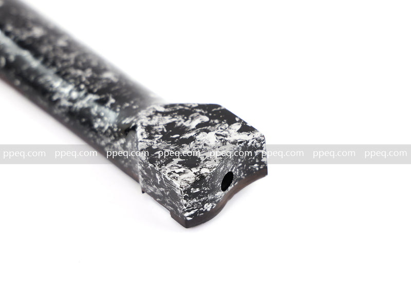 6-String Headless Electric Guitar with Gloss Meteorite Black Ice Finish (DS-756)