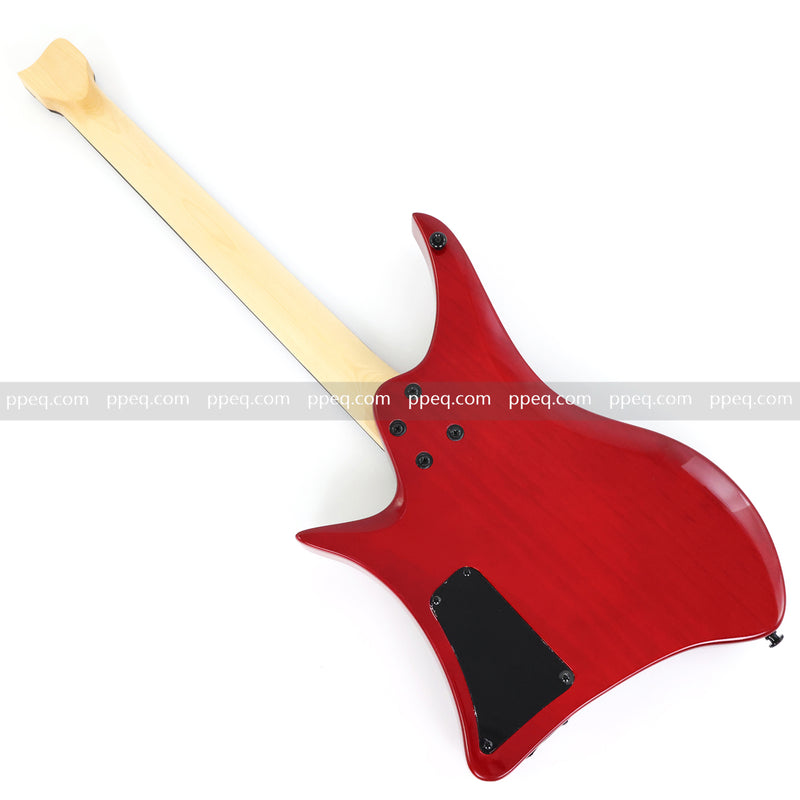 6-String Headless Electric Guitar with Gloss Sunburst Finish (PJX-520X)