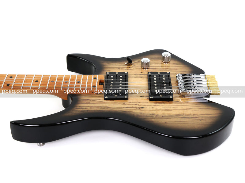 6-String Headless Electric Guitar with Roasted Maple Neck (HYH-001)
