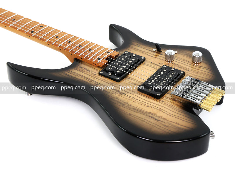 6-String Headless Electric Guitar with Roasted Maple Neck (HYH-001)
