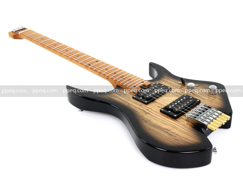 6-String Headless Electric Guitar with Roasted Maple Neck (HYH-001)