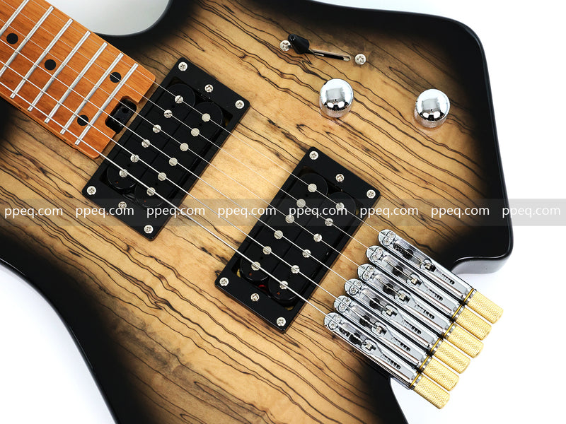 6-String Headless Electric Guitar with Roasted Maple Neck (HYH-001)