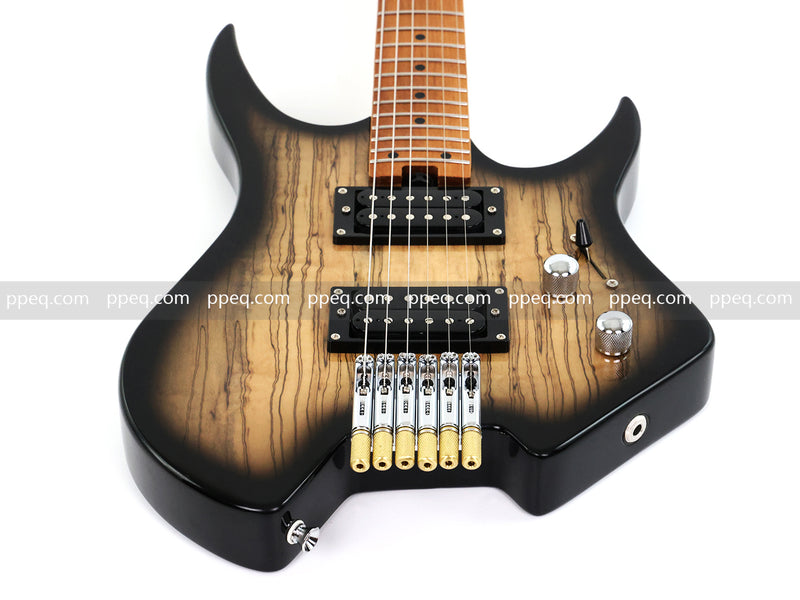 6-String Headless Electric Guitar with Roasted Maple Neck (HYH-001)