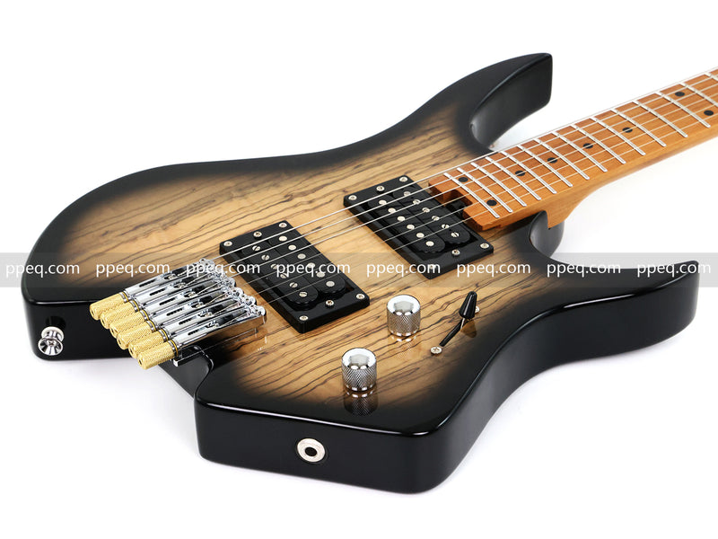 6-String Headless Electric Guitar with Roasted Maple Neck (HYH-001)
