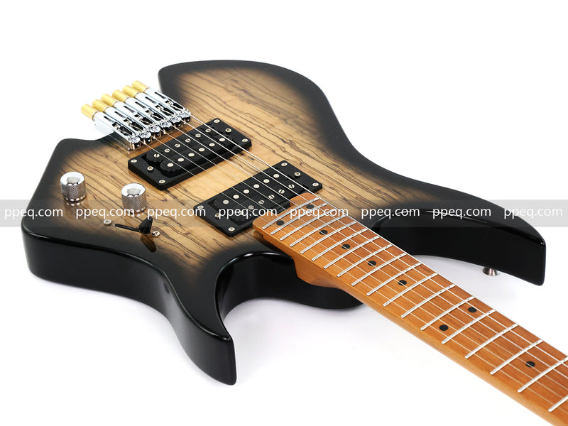 6-String Headless Electric Guitar with Roasted Maple Neck (HYH-001)
