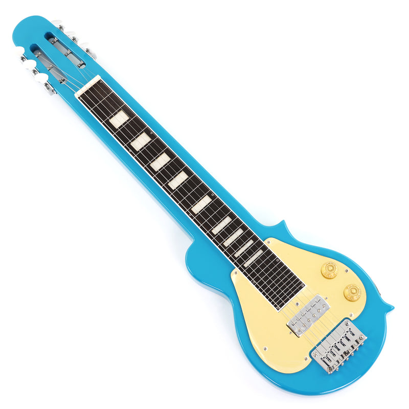 6-String Lap Steel Guitar with Gloss Bright Turquoise Finish (HY-2530)