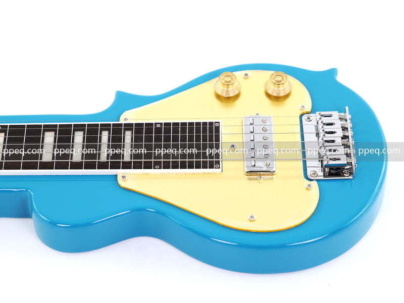 6-String Lap Steel Guitar with Gloss Bright Turquoise Finish (HY-2530)